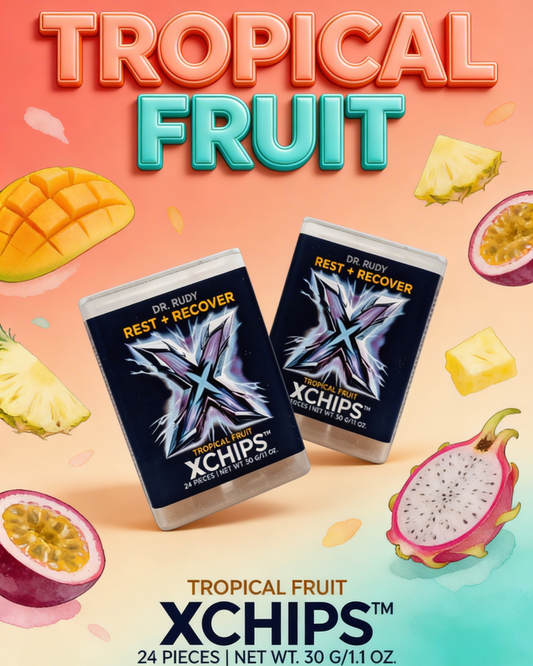 Dr. Rudy Rest + Recover XChips™ — Tropical Fruit