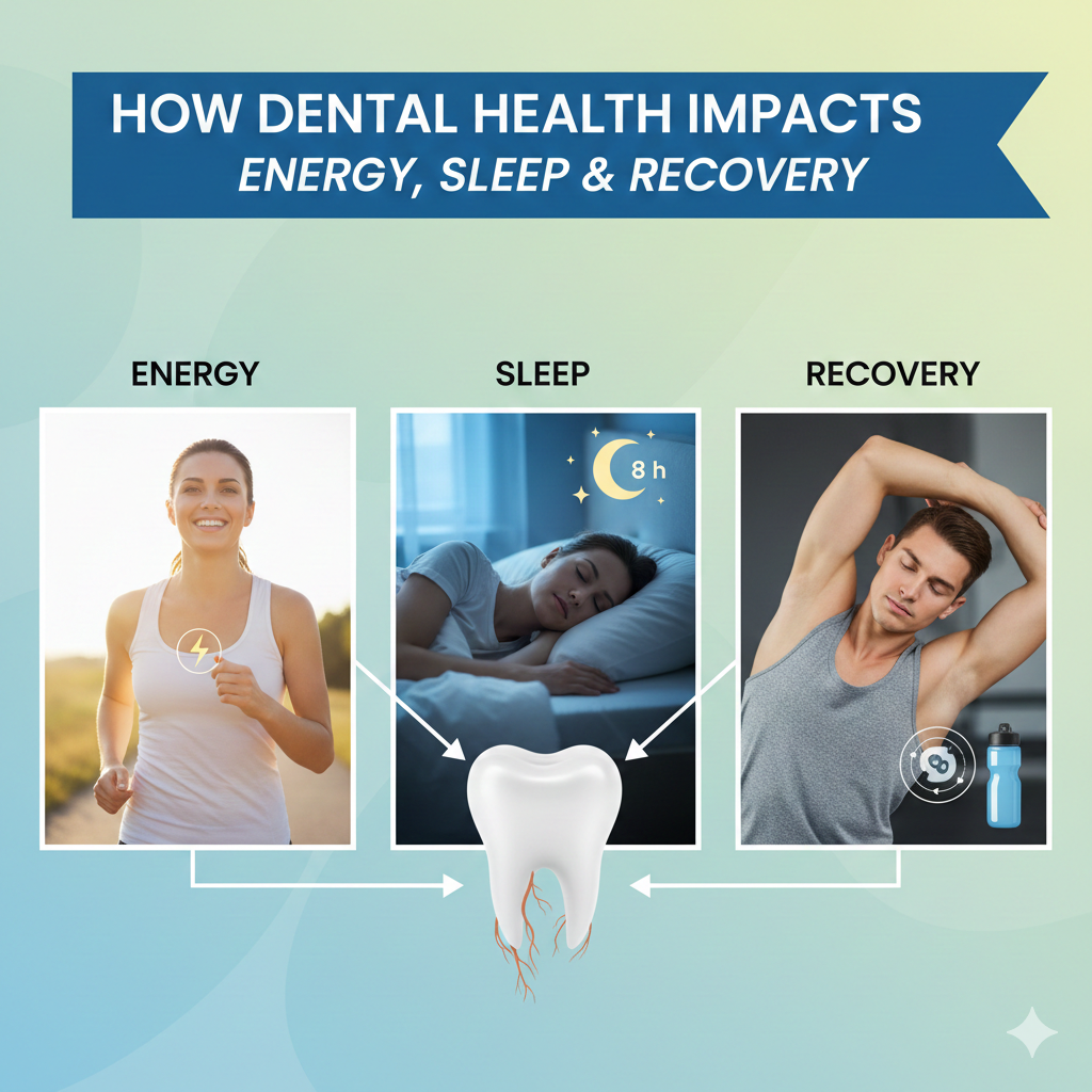 How Dental Health Impacts Energy, Sleep & Recovery