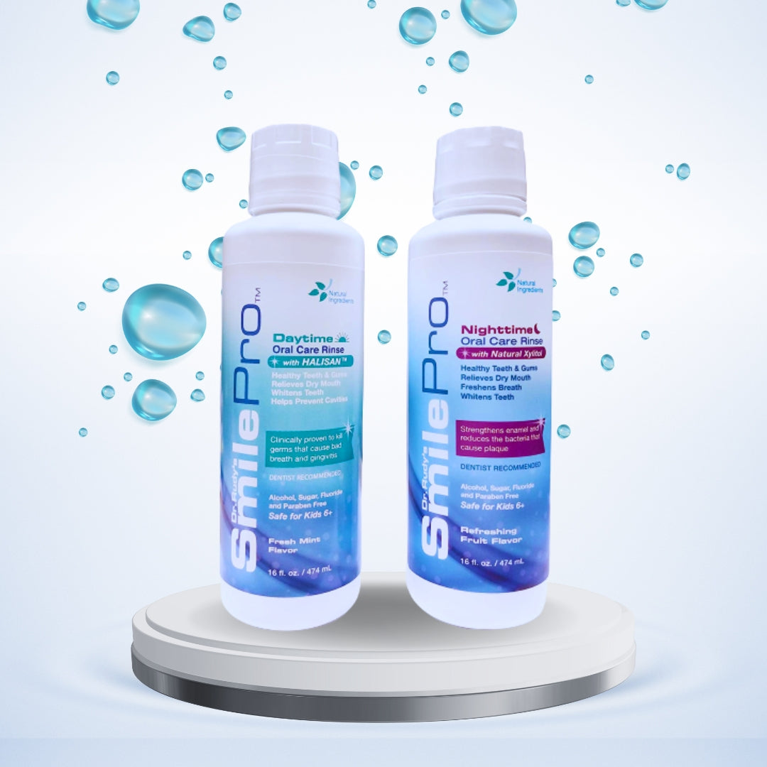 Caring Rinse Dr. Rudy's SmilePro™ 24-Hour Oral Care Mouth Rinse Kit – DR Rudyx Products