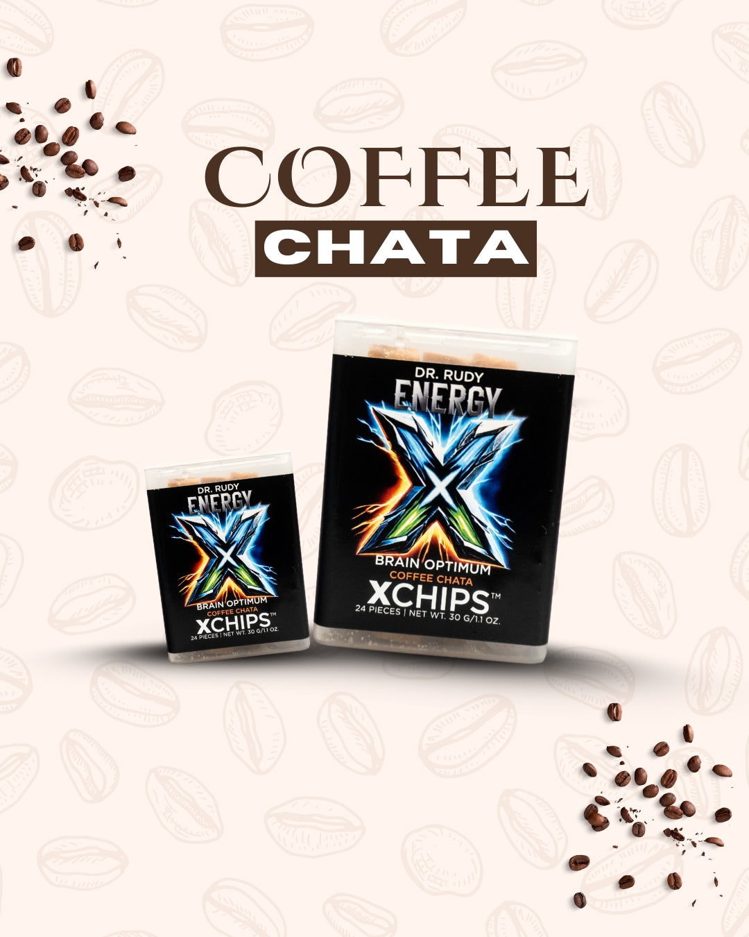 Energy Brain Optimum XChips 2-Pack (Coffee Chata Flavor)