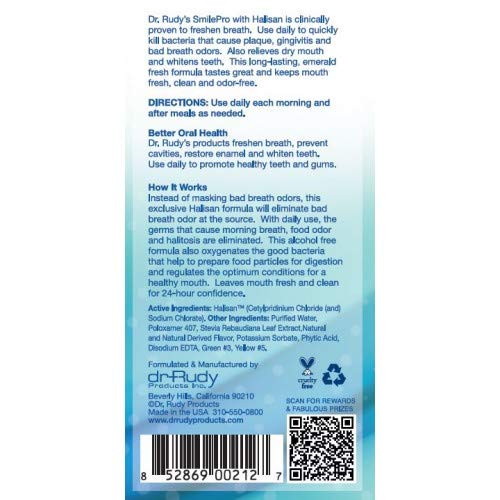 Dr. Rudy's SmilePro™ 24-Hour Oral Care Mouth Rinse Kit
