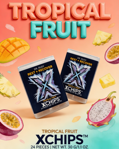 Dr. Rudy Rest + Recover XChips™ — Tropical Fruit