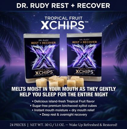 Dr. Rudy Rest + Recover XChips™ — Tropical Fruit